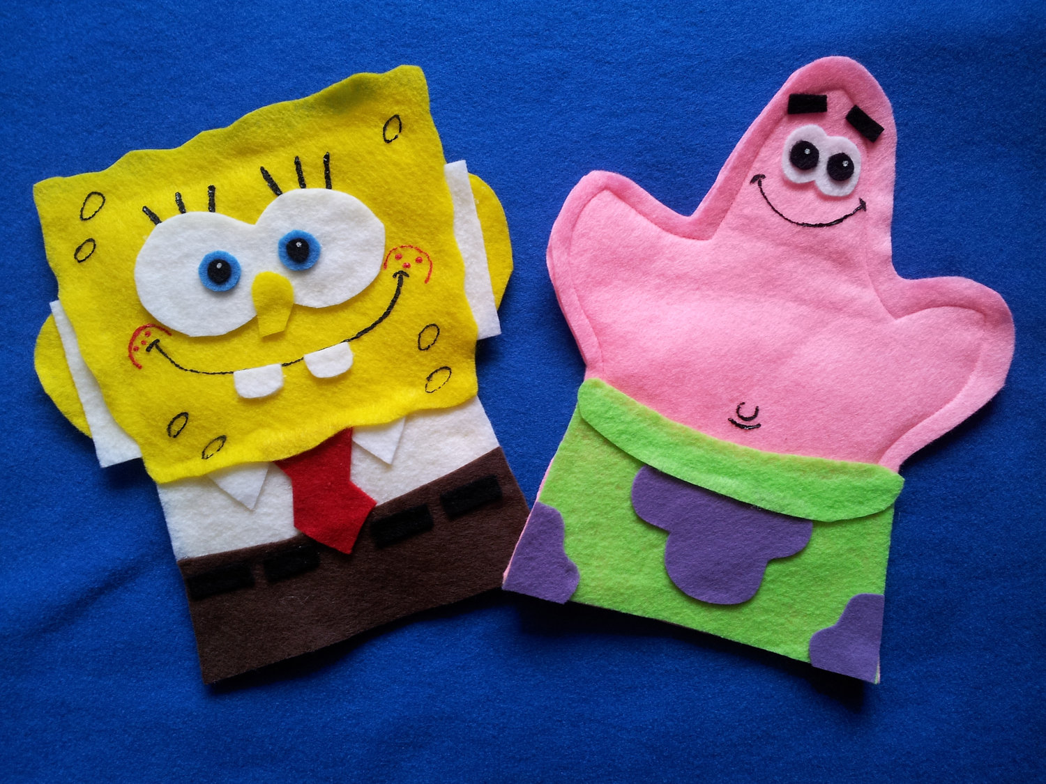 10-finger-puppets Spongebob Squarepants Craft Activities
