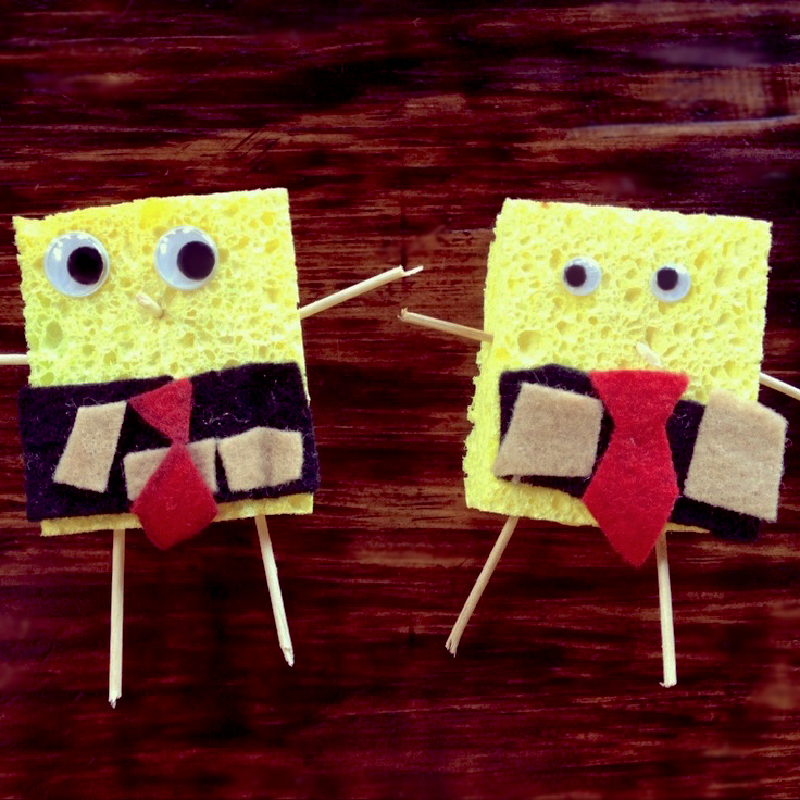 8-spongebob-kitchen-sponges2 Spongebob Squarepants Craft Activities