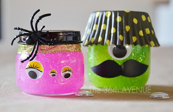 Glitter Slime Jars
