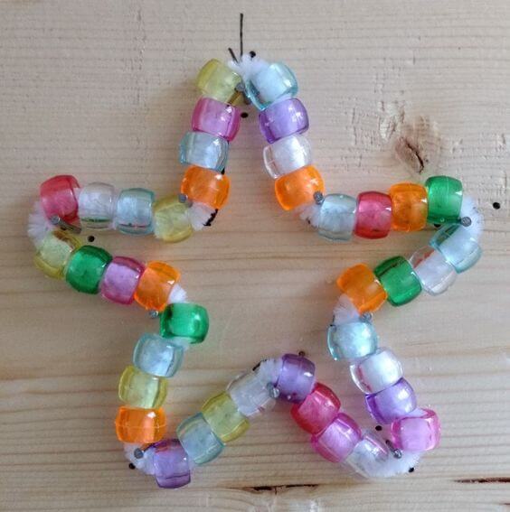 Easy Pipe Cleaner Star Ornament Craft Tutorial