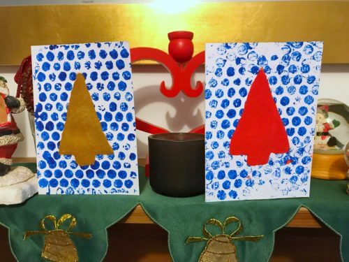 Fun And Easy Bubble Wrap Christmas Tree Craft Activity For Kids Bubble Wrap Crafts & Activities for Christmas