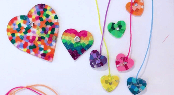 Melted Pony Bead Christmas Ornament Crafts