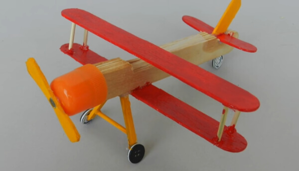 Innovative Popsicle Sticks Helicopter Craft For Kids
