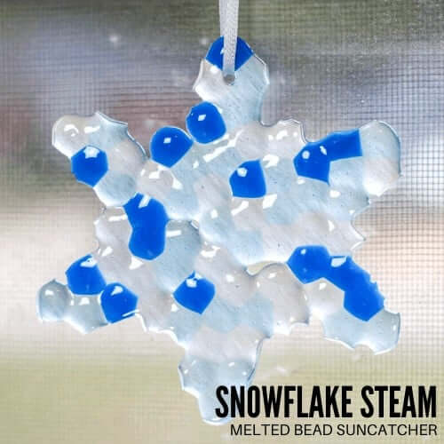 Melted Pony Bead Christmas Ornament Crafts